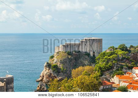 Fort Lovrjenac in Dubrovnik, Croatia, Adriatic coast