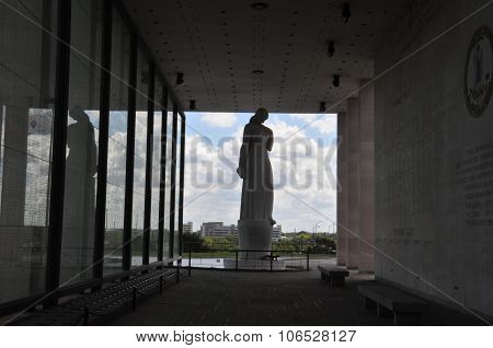 Virginia War Memorial in Richmond, Virginia