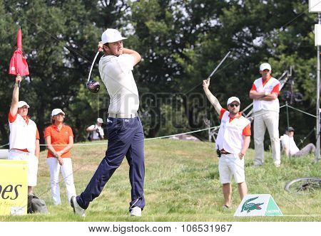 Damien Perrier (fra) At  The Golf French Open 2015