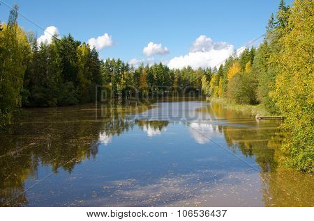 River With Autumn Colours