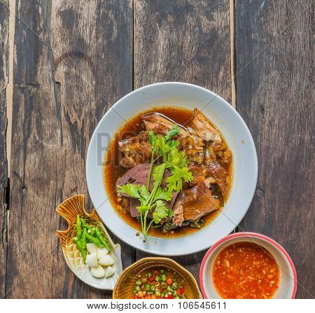Thai Style Pork Leg Pot Stewed