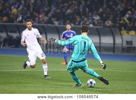 Uefa Champions League Game Fc Dynamo Kyiv Vs Chelsea
