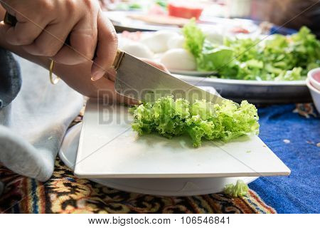 Cutting Vegetable