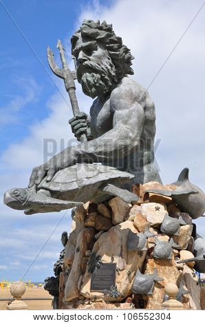 King Neptune Statue at Virginia Beach