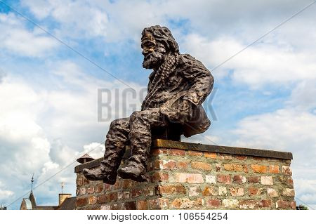 Sculpture A Chimney  In Lviv, Ukraine