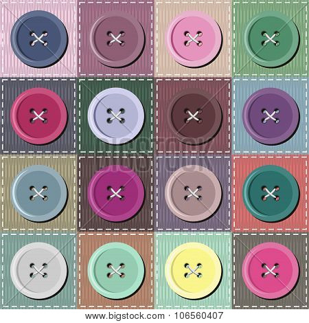 patchwork background with different patterns