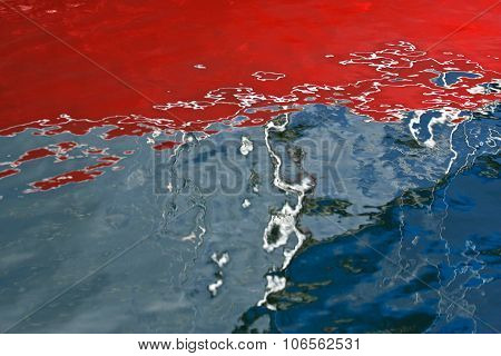 Boat Reflections In Water