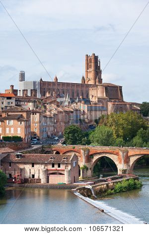 View Of The Albi, France