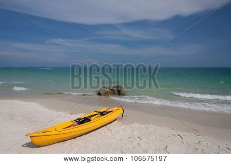Kayak On The Beach