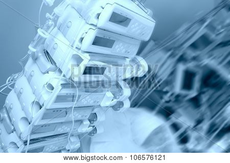 Medical Equipment In The Patient's Room