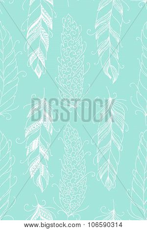 Feathers pattern