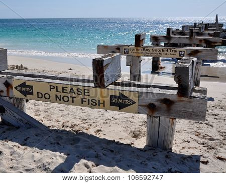 Jurien Bay Abandoned Jetty: Ocean Perspective