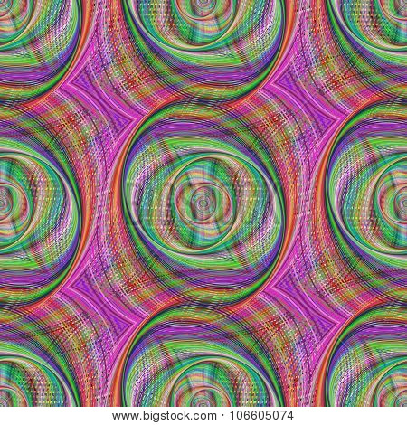 Seamless Round Shape Pattern Design