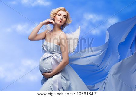 Beautiful pregnant woman