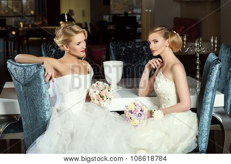 Two beautiful brides