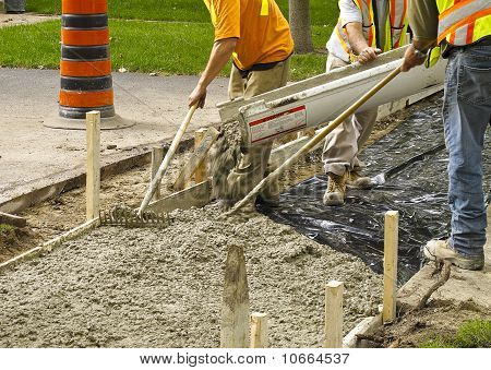 Sidewalk Construction