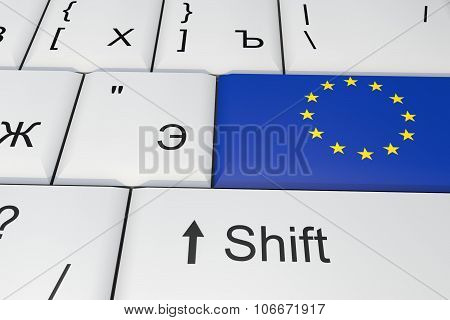 The Enter button badge