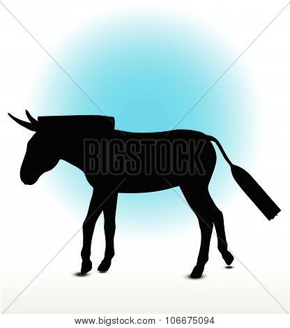Donkey Silhouette