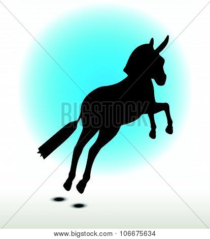 Donkey Silhouette