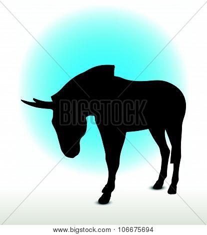 Donkey Silhouette