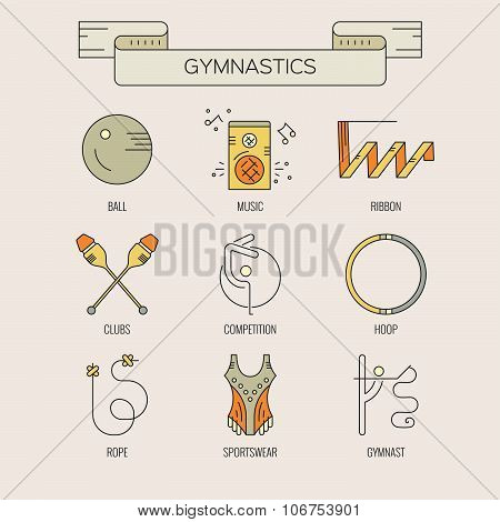 Rhythmic Gymnastics Icons