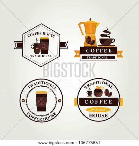Coffee badge,label, icon menu.
