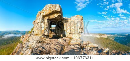One Of Mangup Kale Caves (crimea, Ukraine)