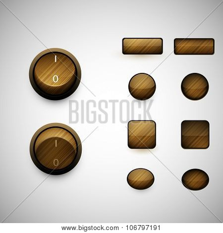 vector buttons