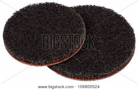 Abrasive Wheels Isolated On A White Background