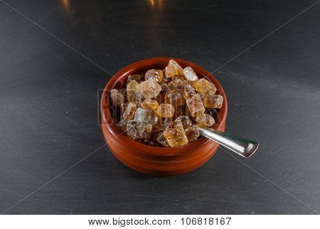 German Rock Sugar Brauner Kandis Bowl Spoon