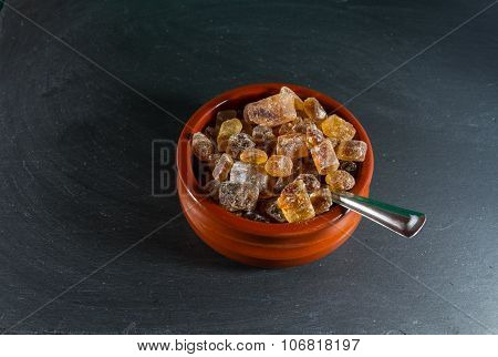 German Rock Sugar Brauner Kandis Bowl Spoon