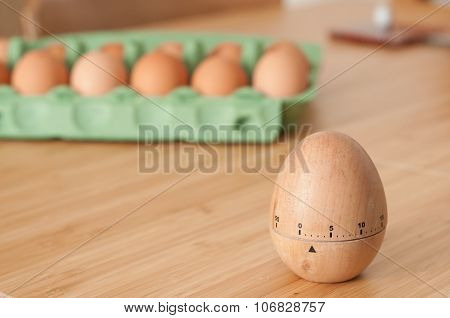 Breakfast eggs and timer
