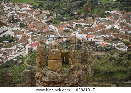 Castle At Burqillos Del Serro, Estremadura, Spain