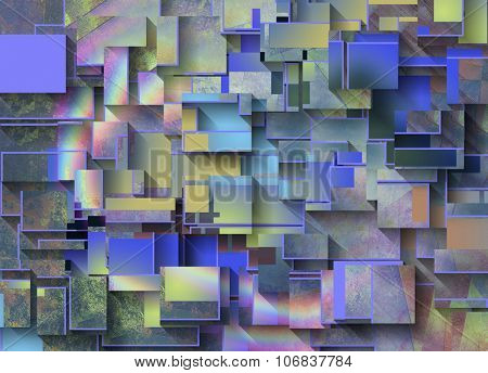 Colorful Dimensional Abstracta