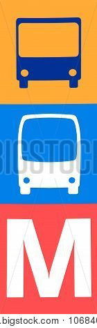 Public transport in Helsinki sign