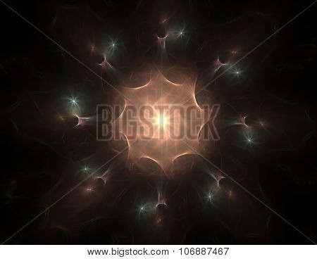 The Colors In The Series, Fancy Paint. Background Consists Of Fractal Color Texture And Is Suitable