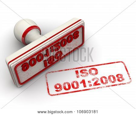 ISO 9001:2008. Seal and imprint