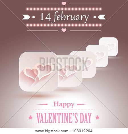 Valentines day design.