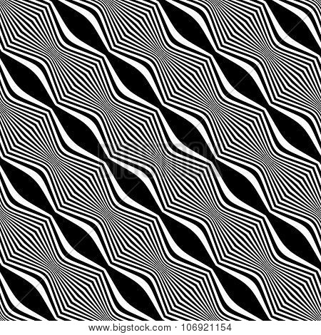 Seamless diagonal striped pattern. Vector art.