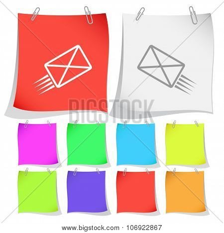 send mail. Raster note papers.