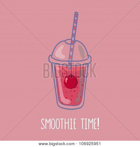 Smoothie time Pomegranate