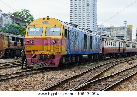 People On The Thai Train