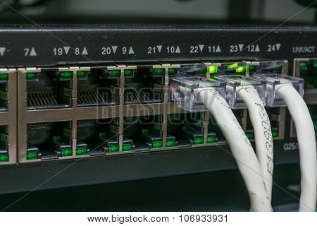 Network Switch And Lan Line