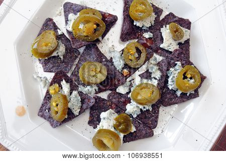 Fancy Blue Nachos