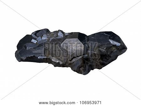 Galena,  Ore Of Lead On White Background Isolated