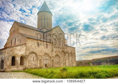 Alaverdi cathedral in Kakheti region, Georgia
