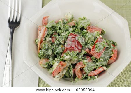 Kale And Red Pepper Salad