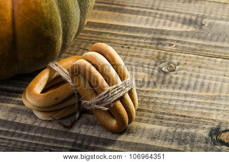 Pumpkin With Bunches Of Cracknels