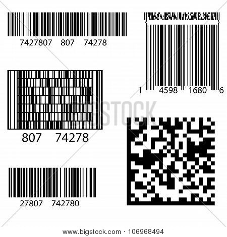 Product Barcode 2d Square Label