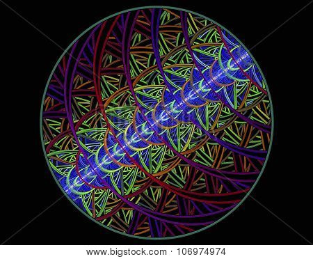 Abstract Fractal Image